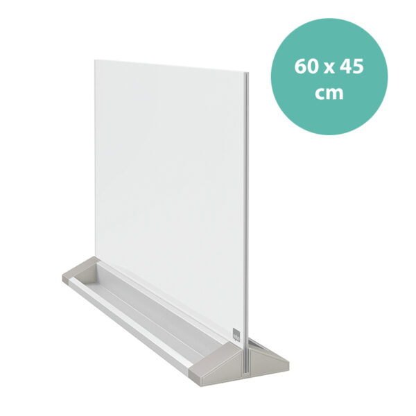 Nobo Impression Pro Schreibtisch Trennwand Aus Glas 60 X 45 Cm CleanSwiss