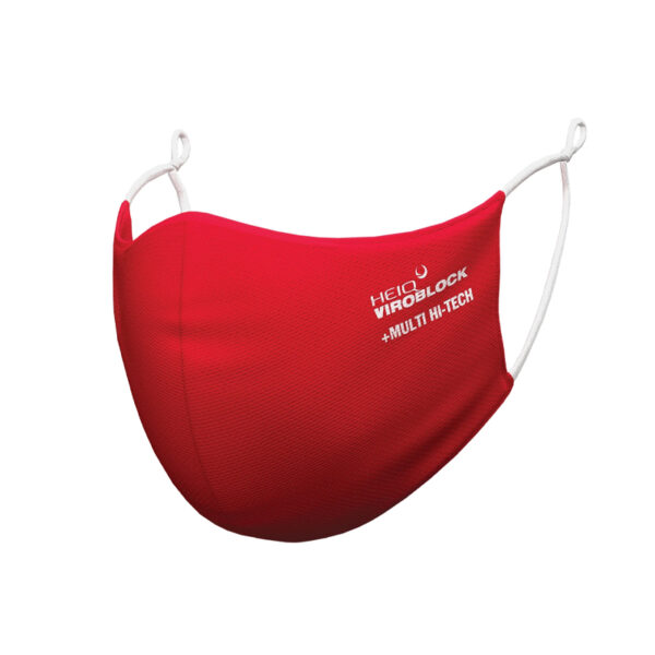HeiQ Viroblock Maske Rot (2 Stück) – Bild 2